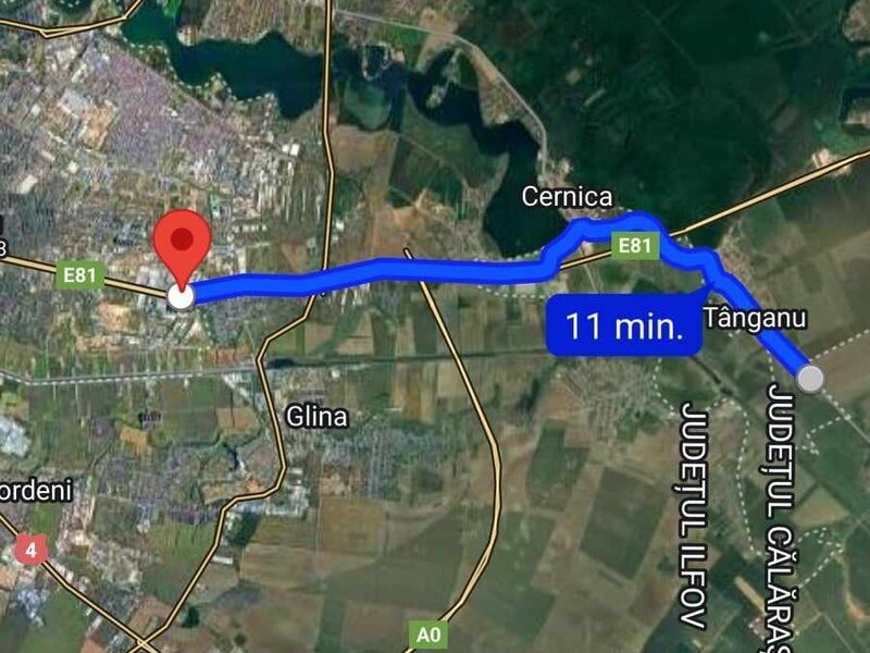 Cernica, teren, 10 minute pana la metrou Pallady